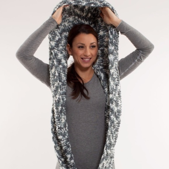lululemon athletica Accessories - Lululemon Hickey Hider Black Coal White Space Dye